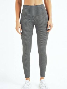Alexander Jordan XL Black/White Houndstooth Slimming Tummy Control Leggings -NWT